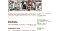 Desktop Screenshot of lacetoleather.com